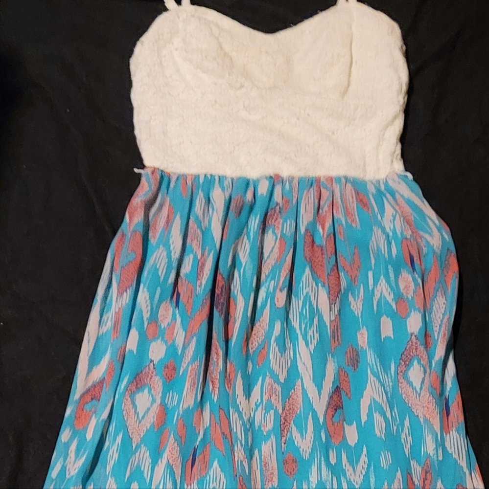 Lily Rose Pattern Bottom Long Dress Size XL